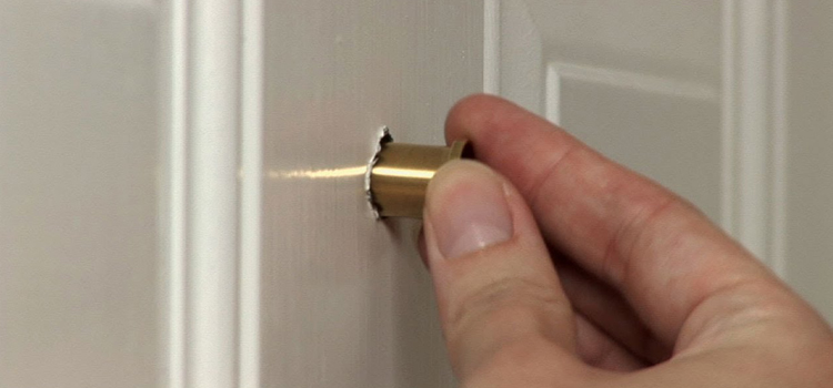 peephole door repair in Davie